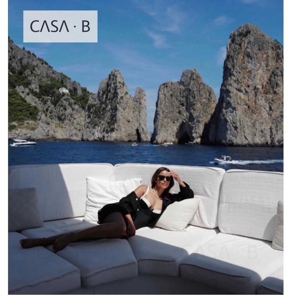 2/20💫to CASA B| Monaco One Piece Swimsuit in Ivory & Black - Picture 15 of 17